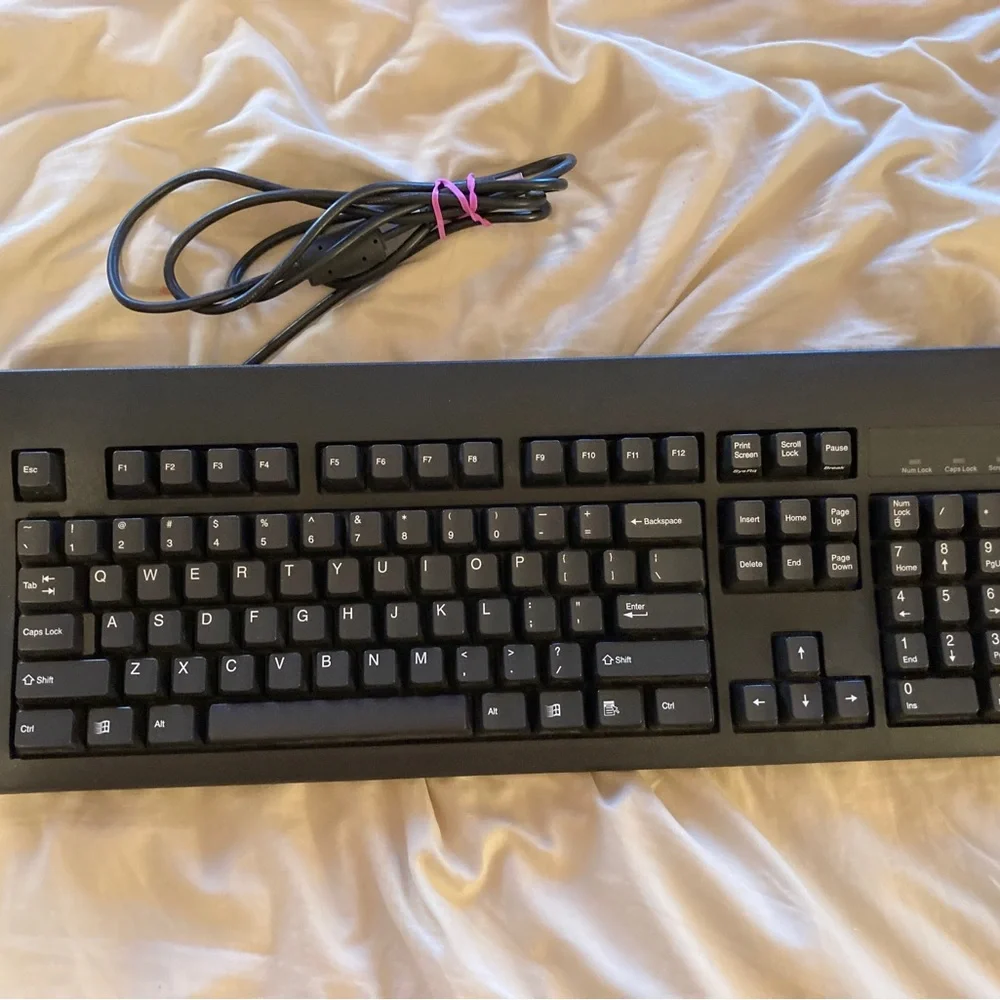 DELL WYSE KU-8933 US ENGLISH USB WIRED BLACK DESKTOP KEYBOARD